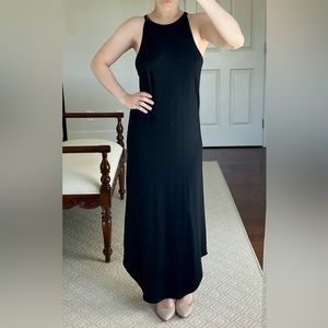 Black Jersey/Cotton LNA Dress XS